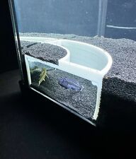 Aquarium Underground Cave Corner Curve Entrance Viewing Hide Decor Ornament