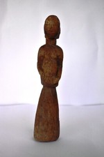Antique Wooden Doll Figurine