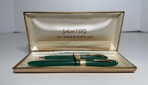 Vintage sheaffer snorkel green - vintage,