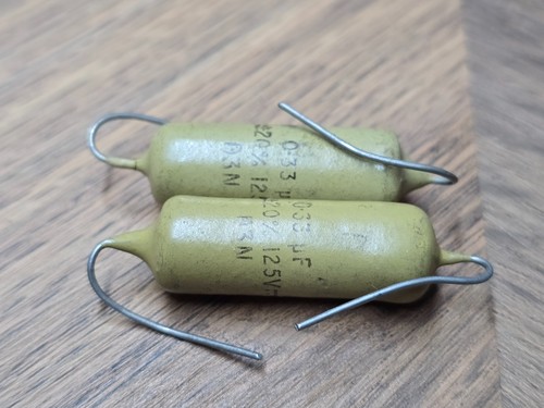 Mullard mustard 330000pf - 2,