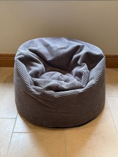 Dunelm Beanbag Grey Chair
