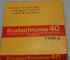 Kodak Kodachrome 40 - Color Super 8mm Film -  Movie film Expired 1982