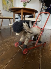 Vintage Push Along Donkey