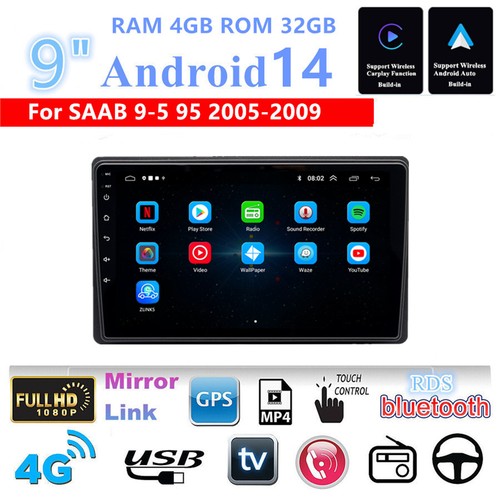 Stereo radio gps - 9'',