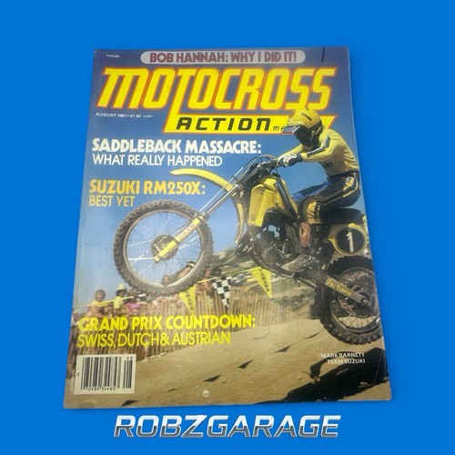 Motocross action magazine aug - motocross,