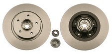 2x Brake Discs Pair Solid fits