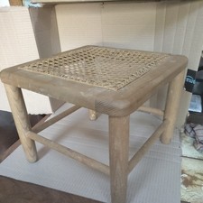 Small Vintage Wooden Footstool