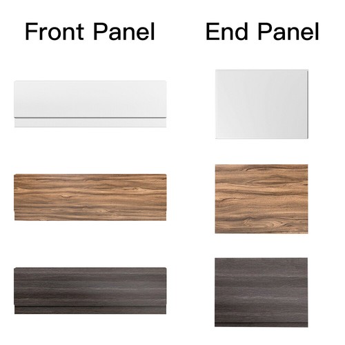 White walnut grey modern - walnut,