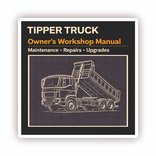 10cm tipper truck vinyl - x,