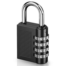 1x 4 Digit Combination Padlock