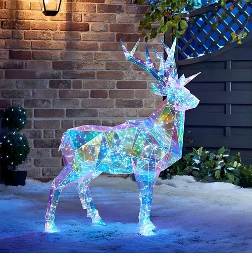Crystal effect led stag - effect,