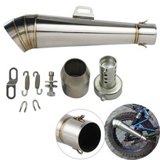 4 Stroke Scooter Motorcycle Exhaust Pipe Muffler System Kit For 38-50mm Pipes
