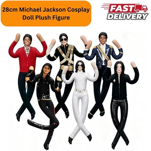 28cm michael jackson - michael, cosplay