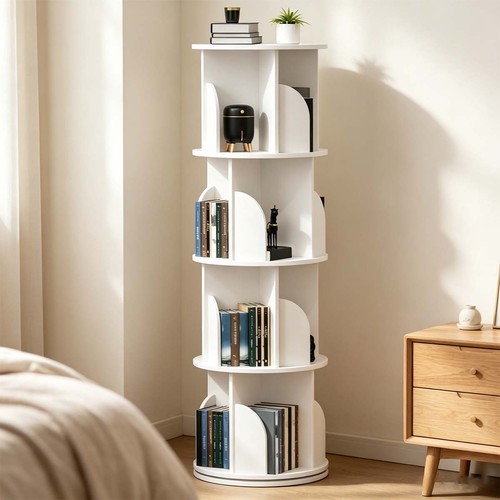 Tier rotating bookshelf - 4, 360