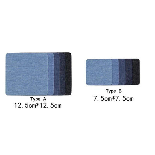 10pcs iron denim patches - on,