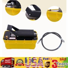 Air Hydraulic Jack Pump Rotary Lift 10,000 PSI with 2.3L Reservoir