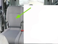 Caddy 3 2K seat rear seat