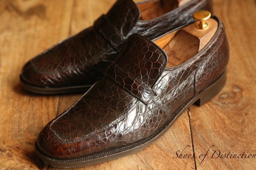 Church brown crocodile shoes - crocodile,