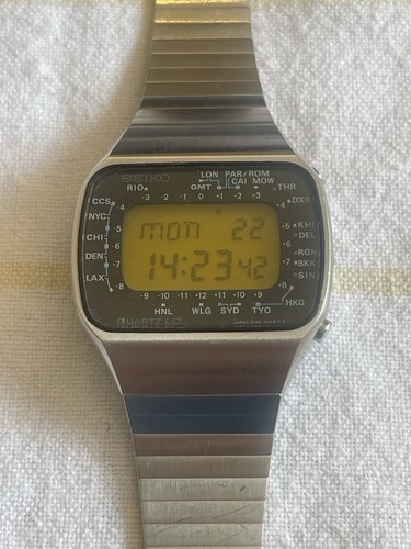 Seiko pan vintage digital - seiko, am