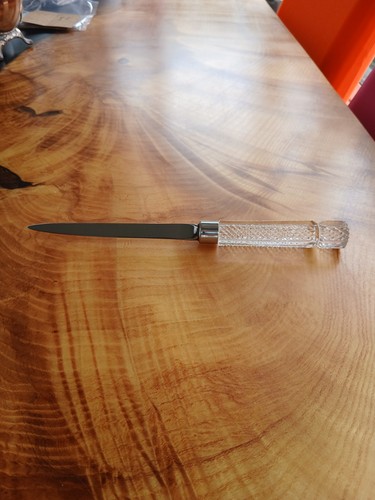 Crystal letter opener