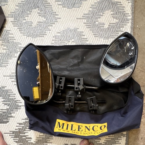 Milenco caravan mirrors pair - caravan,