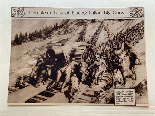 Italian big guns - guns, pushing