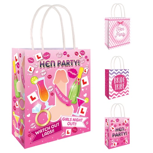 Hen night party bags - hen,