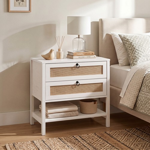 Wide bedside cabinet - wide, boho