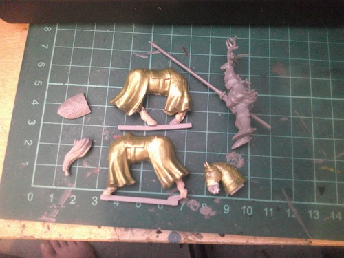 Plastic bretonnian knight - bretonnian,