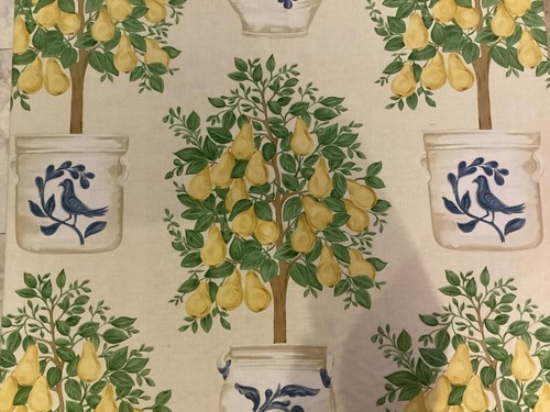 Vintage pear tree fabric jane - tree,