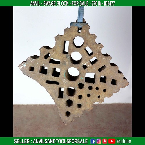 Anvil swage block 276 lb - -,