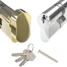 Door lock with key thumb - lock,