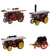 Oxford Diecast Selection of three Showmans Engines and water bowser 
