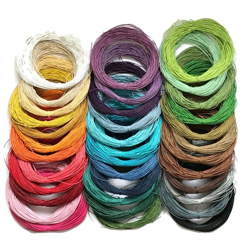 1mm waxed cotton cord - waxed,