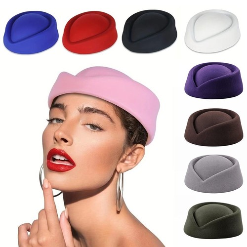 Formal top hats solid pillbox - formal,