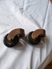 2 Large Old Antique Black