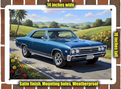 Metal sign 1967 - metal, chevrolet