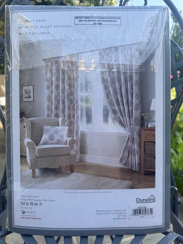 Dunelm pencil pleat curtains - dunelm,