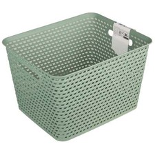 Curver Your Style Green Rattan Effect Large Storage Basket