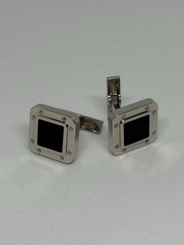 Cartier sterling silver onyx - cartier,