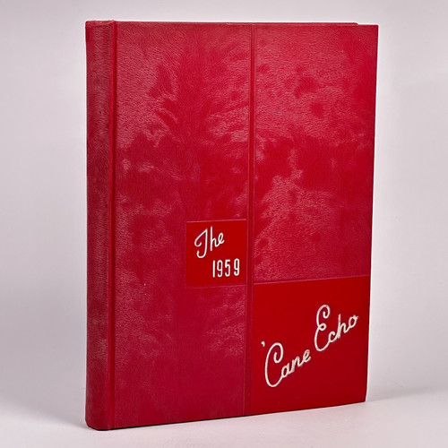 1959 cane echo yearbook - echo,