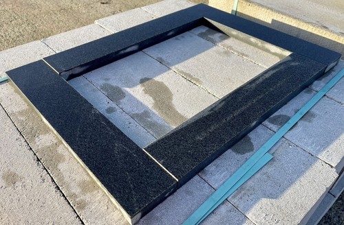 Polished granite edging strips - granite,