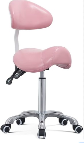 Saddle stool chair with back - stool,