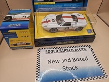 Scalextric C2941A Ford GT40 1966 White #43 1:32 Scale Slot Car Racing