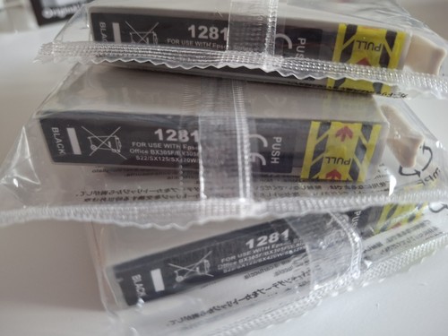 Black ink cartridges 1281 - 3,