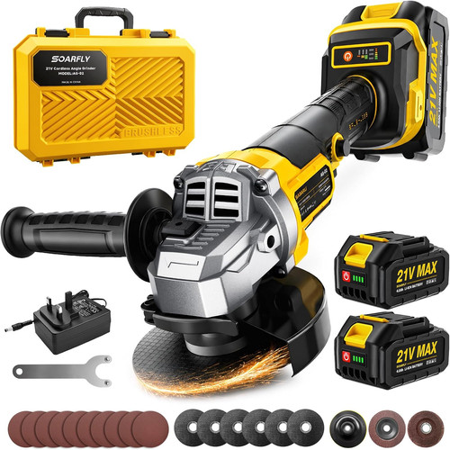 Cordless angle grinder - cordless, 115mm