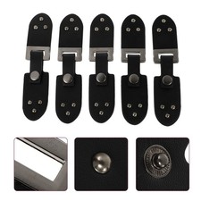 5Pcs Coat Sewing Buckles Toggle Buttons Leatherette Duffle Coat Buttons