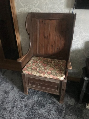 Antique solid oak pine - /,