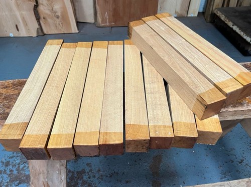 Satinwood spindle blank - satinwood, /