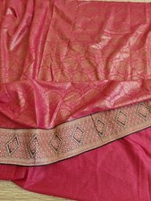 Saree Fabric Remnant Over 3m New Sewing Crafting Cushion Cover